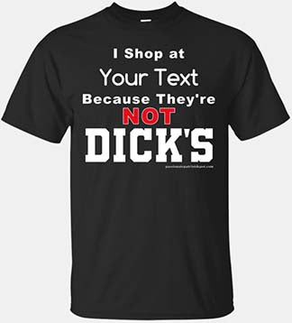 Not Dick's Personalizable