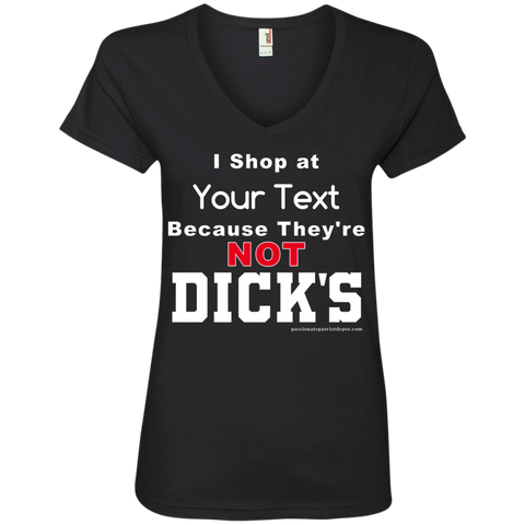 Not Dick's 88VL Anvil Ladies' V-Neck T-Shirt